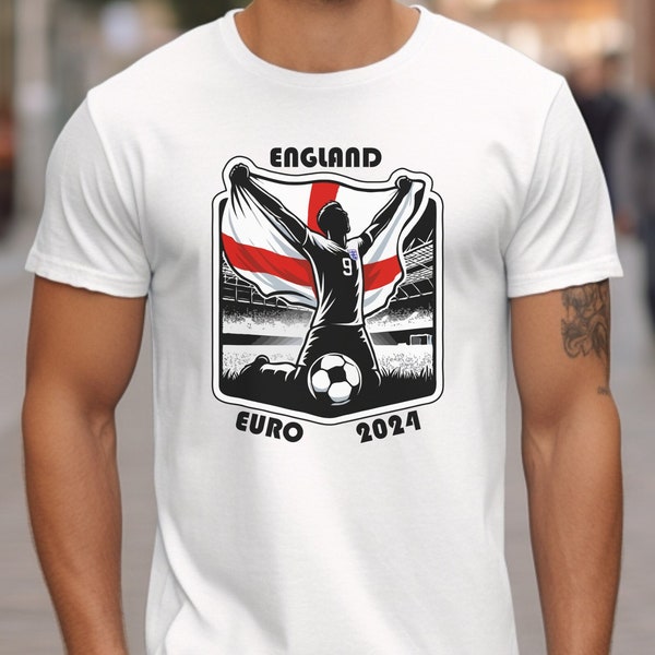 EURO 2024 ENGLAND, PNG, England-T-Shirt, England-Fußball-Wandkunst, Fußball-Sofort-Download und bereit zum Drucken, Fußball-Fan-Geschenk, Three Lions