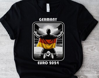 EURO 2024 DEUTSCHLAND, PNG, Deutschland-T-Shirt, Fußball-Dekorationen, Deutschland-Fußball-Wandkunst, sofortiger Download und druckfertig, Fußball-Fan-Geschenk
