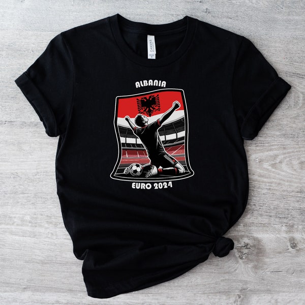 EURO 2024 ALBANIA PNG T-shirt Albania Soccer Wall Art Football Decorations Instant Download and Ready To Print Football Fan Gift