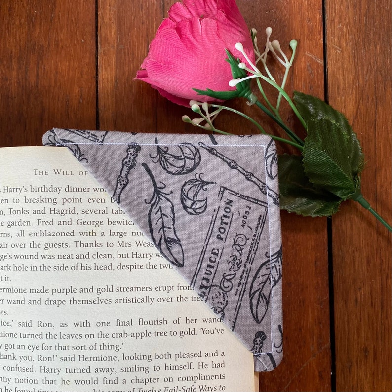Harry Potter Corner Bookmark Etsy UK