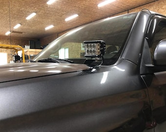 5th Gen Toyota 4runner Ditch Light Brackets (pair) Powdercoated Black