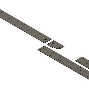 5th Gen 4Runner Bolt On Slider Plate CNC Plasma/Laser CAD File KDSS Compatible