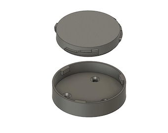 Milwaukee Packout Tumbler Lock-in Base AND Twist Lock Bottoms 3D printer STL File