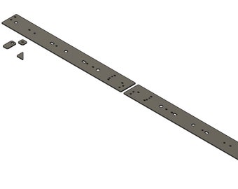 4th Gen 4runner/GX470 Bolt On Slider Plates CAD File CNC Plasma/Laser