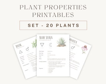 Herbal Wellness Collection: 20 Printable Guides for Natural Health & Home Apothecary