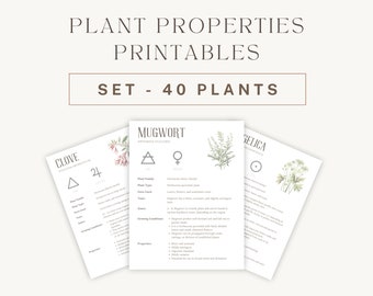 Herbal Wellness Collection: 40 Printable Guides for Natural Health & Home Apothecary