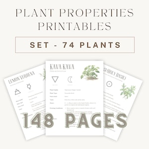 Herbal Wellness Collection: 74 Printable Guides for Natural Health & Home Apothecary