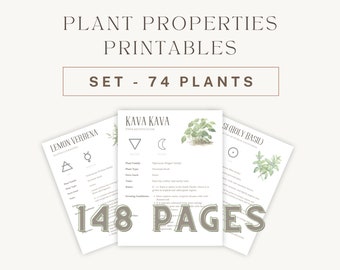 Herbal Wellness Collection: 74 Printable Guides for Natural Health & Home Apothecary