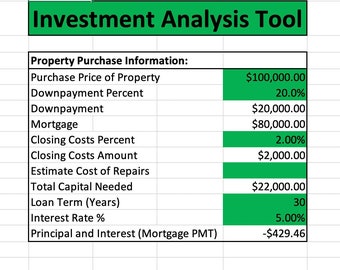 Investment Analysis Tool