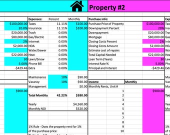 Comparison Property Analysis Tool