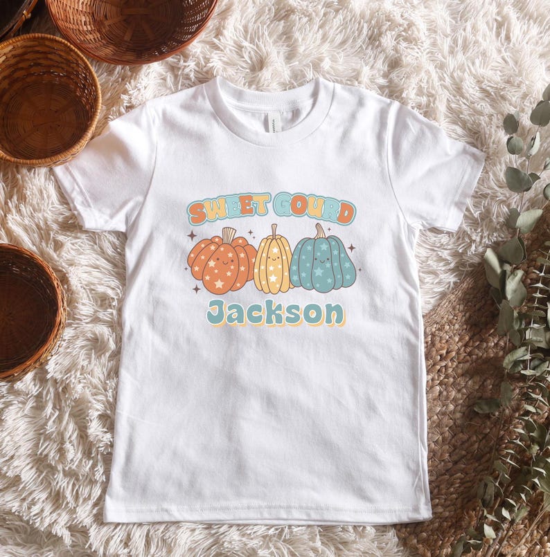 Personalized Thanksgiving Tshirt Kids, Fall Baby Tee, Toddler Tee