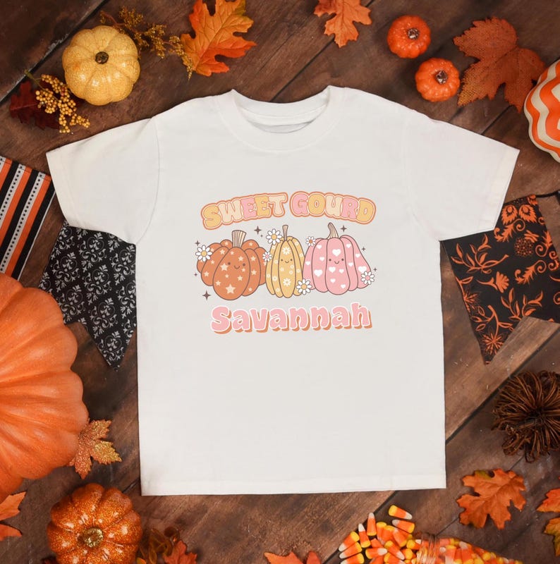 Personalized Thanksgiving Tshirt Kids, Fall Baby Tee, Toddler Tee