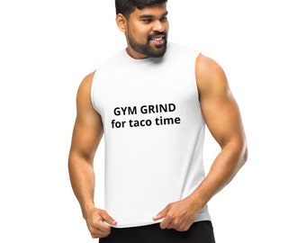 Débardeur Gym grind pour l'heure des tacos
