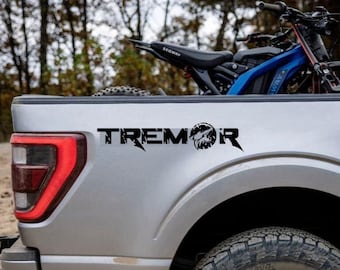 Tremor Coyote V8 5.0 Decals fits Ford F150 F250 F350 Ranger Tremor bed side (2 Colors) 2 Pices