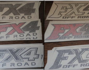 Ford FX4 Decals fits Ford F150 F250 F350 Ranger  bed side 2 Pices