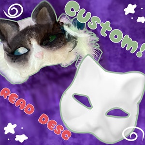 Custom furry mask raffle