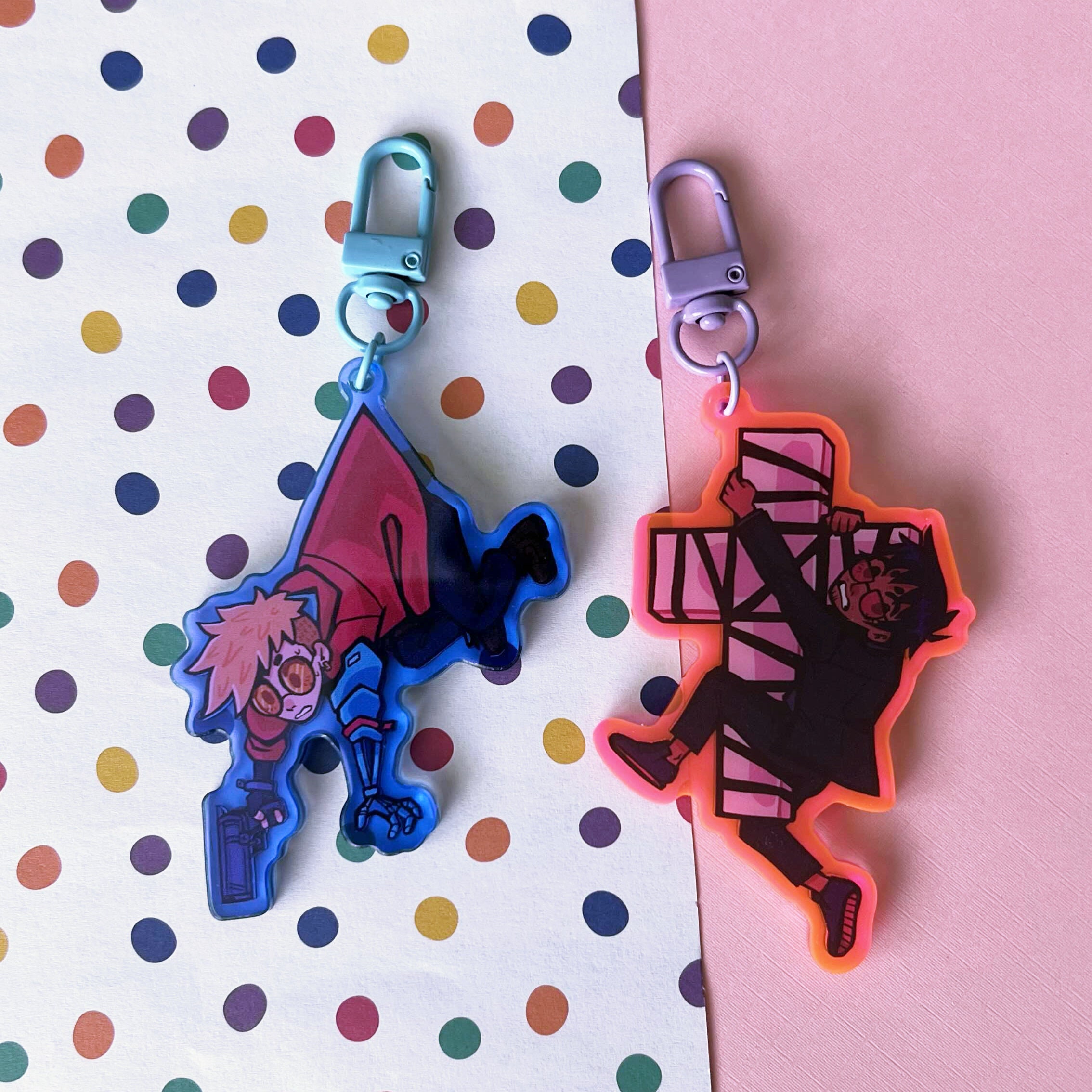Trigun Falling Keychains