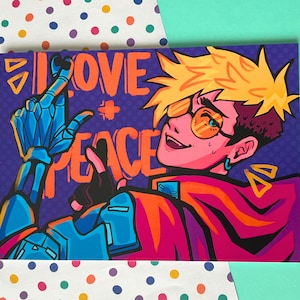 Wasch den Stampede Love & Peace Print