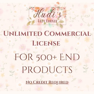 Onbeperkte commerciële licentie voor clipart-graphics, digitale download, eenmalige aankoop, geen gebruik van tegoed