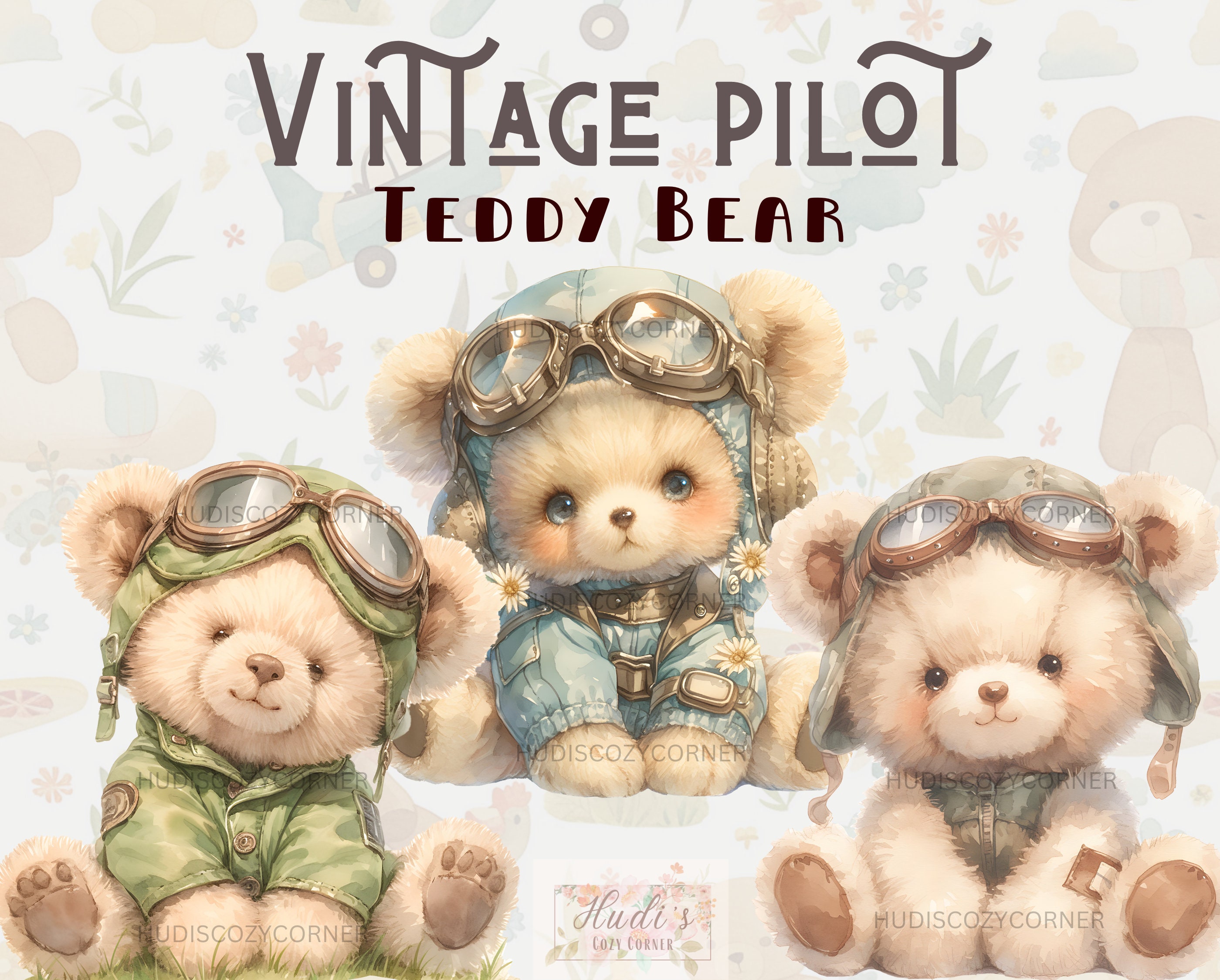 Pilot teddy bear sale