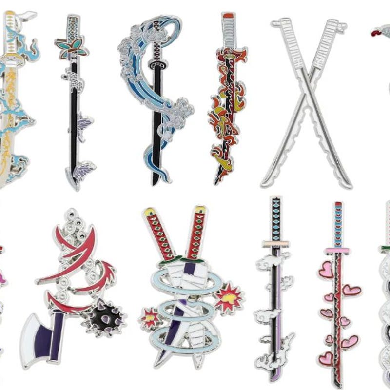 Demon Slayer Pin Etsy