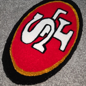 San Francisco 49ers Rug/ Home decor/ Kids friendly rug/ Gift Ideas image 3