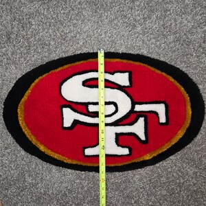 San Francisco 49ers Rug/ Home decor/ Kids friendly rug/ Gift Ideas image 5