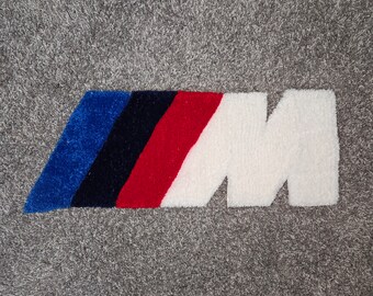 BMW M badge / Home decor/ Kids friendly rug/ Wall decor/ Gift Ideas