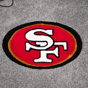 San Francisco 49ers Rug/ Home decor/ Kids friendly rug/ Gift Ideas image 1