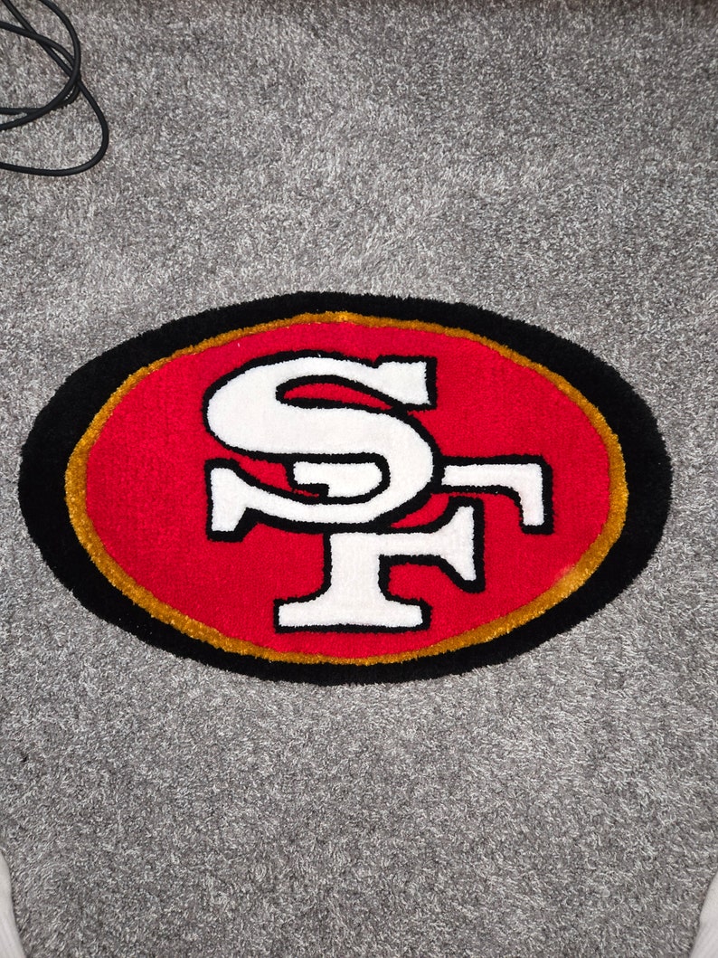 San Francisco 49ers Rug/ Home decor/ Kids friendly rug/ Gift Ideas image 1