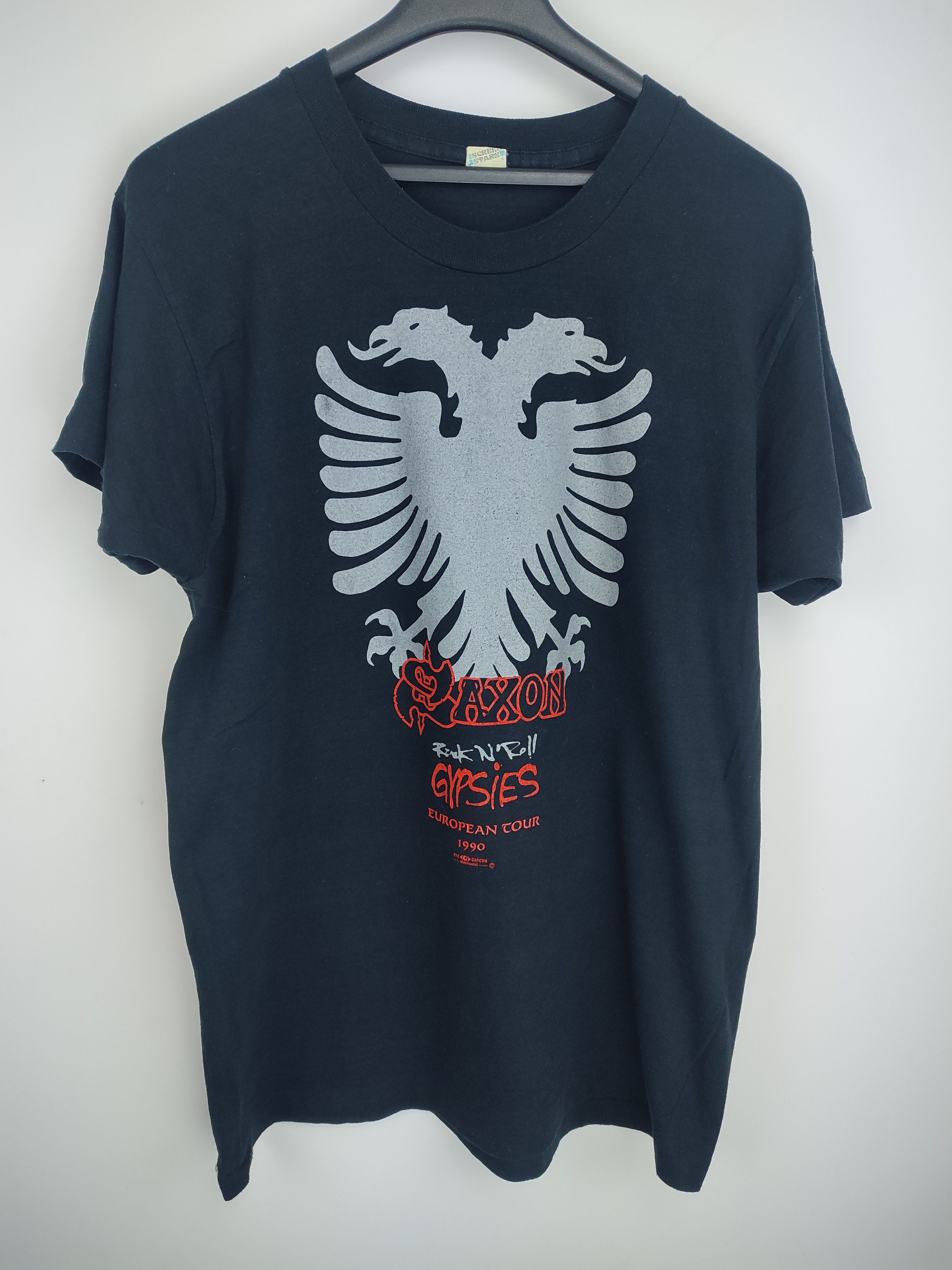 SAXON Isle of Man Live Tシャツ 1990