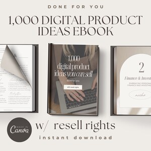 1.000 digitale Produkte zum Verkauf: Master-Resell-Rechte und Leitfaden für kleine Unternehmen für passives Einkommen