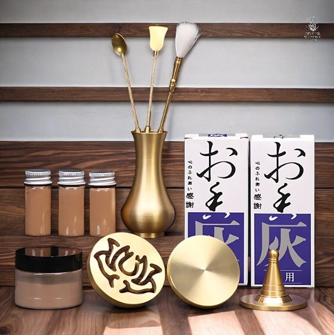 アロマセラピー、セット真鍮香炉作成キット、香型スタンドヨガ瞑想研究