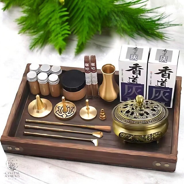 DIY アロマセラピーセット真鍮香炉作成キット香型スタンドヨガ瞑想研究ホームアロマセラピー装飾品 アロマセラピー、セット真鍮香炉作成キット、香型スタンドヨガ瞑想研究