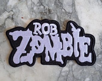 Rob zombie iron-on patch