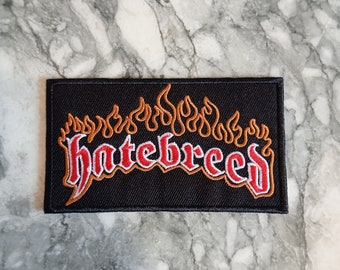 hatebreed hardcore metal rock hc iron-on patch badge new