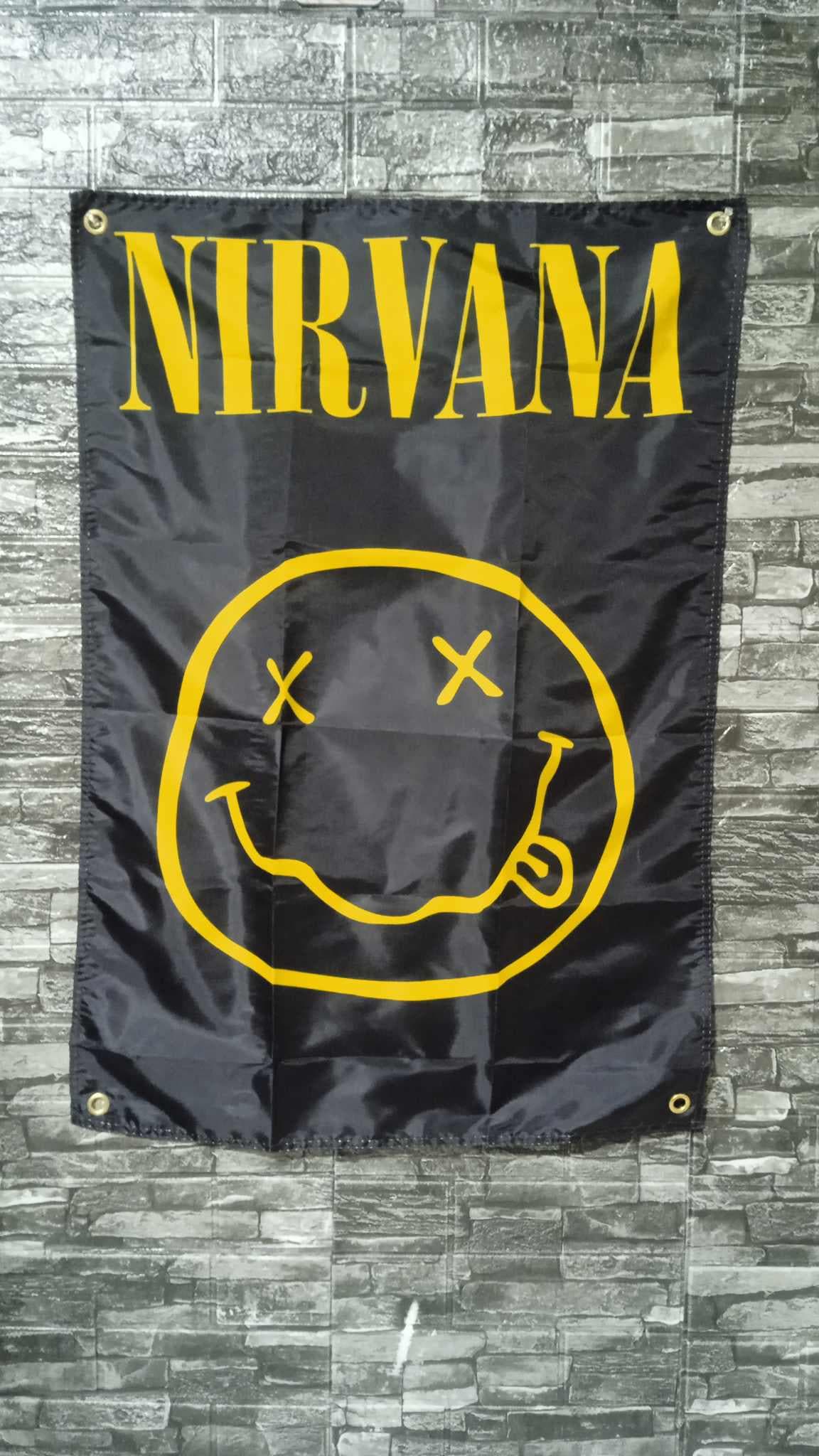 NIRVANA 非売品ポスター　ラスト1枚早い者勝ちです。 Nirvana Banner - Etsy