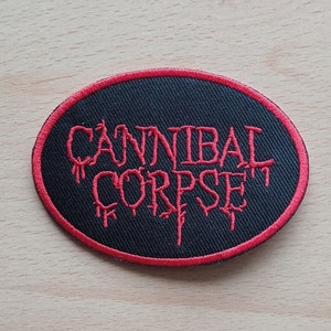 cannibal corpse patch death metal rock satan badge