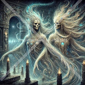Nav Download: Digital Art, Instant Downloadable Wallpaper, Downloadable Fantasy Art, Digital Poster, Slavic Mythology