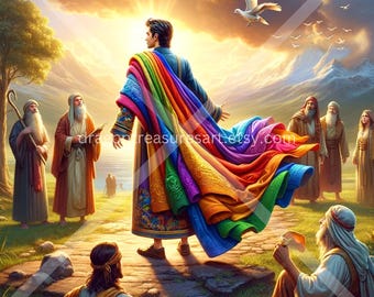 Joseph Download: Digital Art, Instant Downloadable Wallpaper, Downloadable Fantasy Art, Digital Poster, Christian Art, Mythology