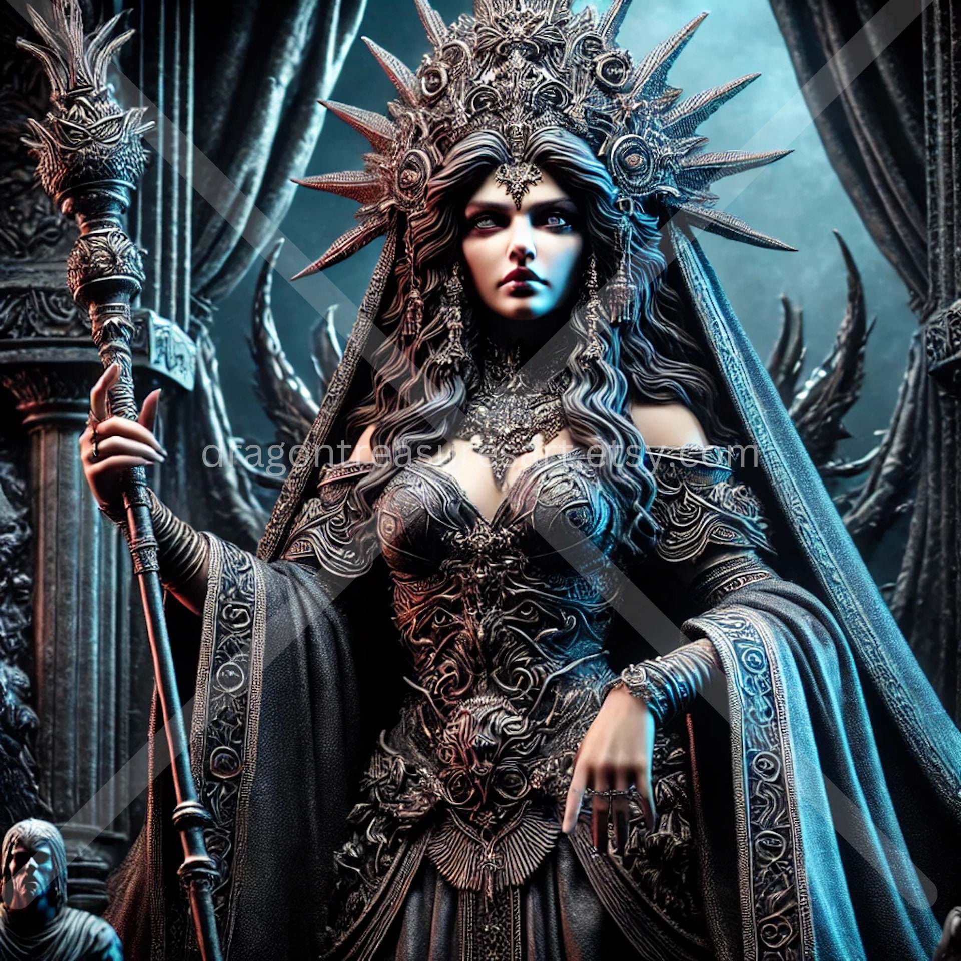 Ereshkigal Download: Digital Art, Instant Downloadable Wallpaper ...