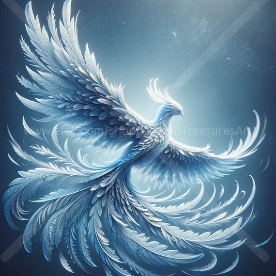 Holy Phoenix Download: Digital Art, Instant Downloadable