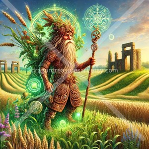 Polevik Download: Digital Art, Instant Downloadable Wallpaper, Downloadable Fantasy Art, Digital Poster, Slavic Mythology