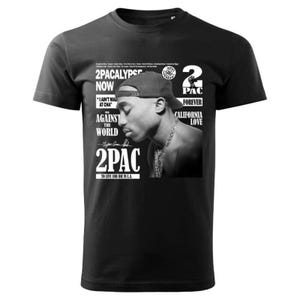 2Pac Tshirt 5 Colors 175 g/m Tupac, Makaveli, Thug Life, Death Row