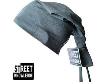 Berretto grigio Street Knowledge, stile hip-hop anni '90