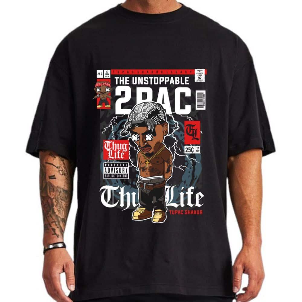 2pac thug life ゲームシャツ　サグライフ Vintage 90s Tupac Shakur 2Pac Thug Life T Shirt Size XL Rare Hip