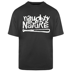 Naughty By Nature Oversized Tshirt Rap, Hip-hop