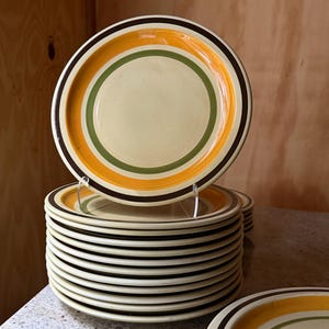 Ceramica Castellania Vintage Italian Stoneware Talerze – 20-elementowy zestaw obiadowy w odcieniach ziemi zdjęcie 11