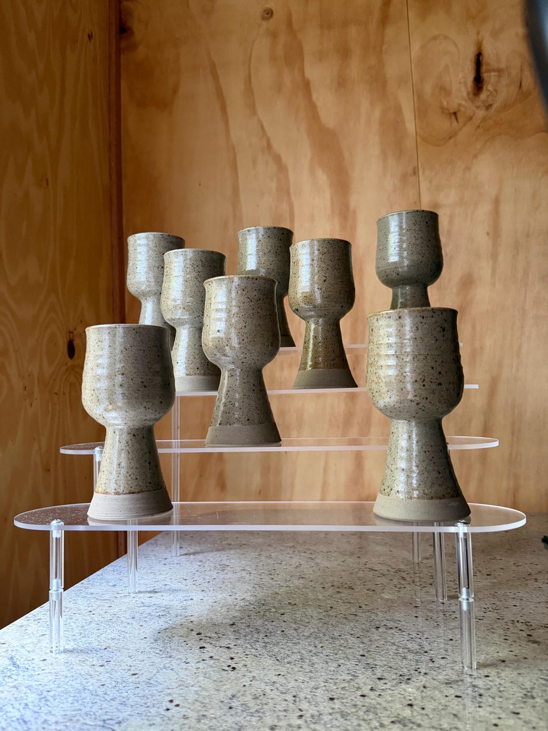 Handmade Ceramic Goblets – Set of 8 - Etsy