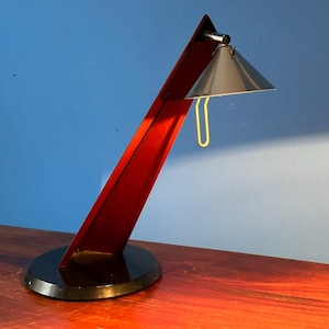 Vintage IKEA Epilog Desk Lamp | Tord Bjorklund Postmodern Scandinavian Swedish Design Table Lamp 1993